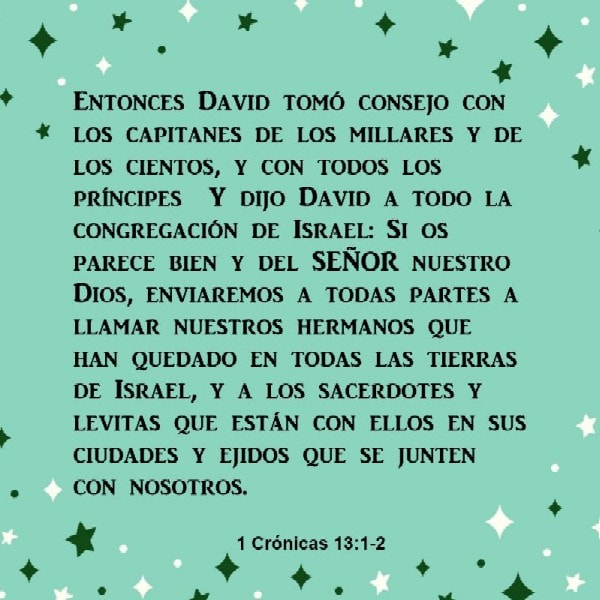 1 Crónicas  13:1-2