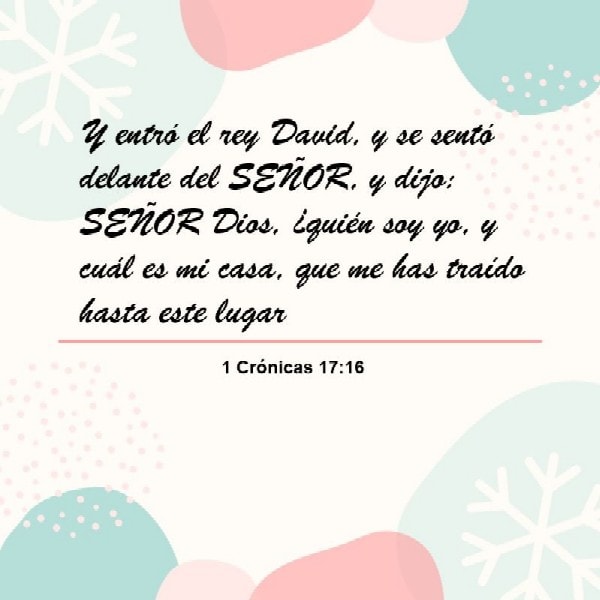 1 Crônicas 17:16