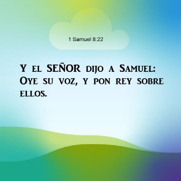 1 Samuel 8:22