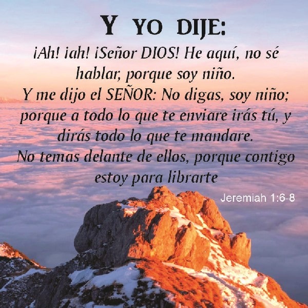 Jeremias 1:6-8