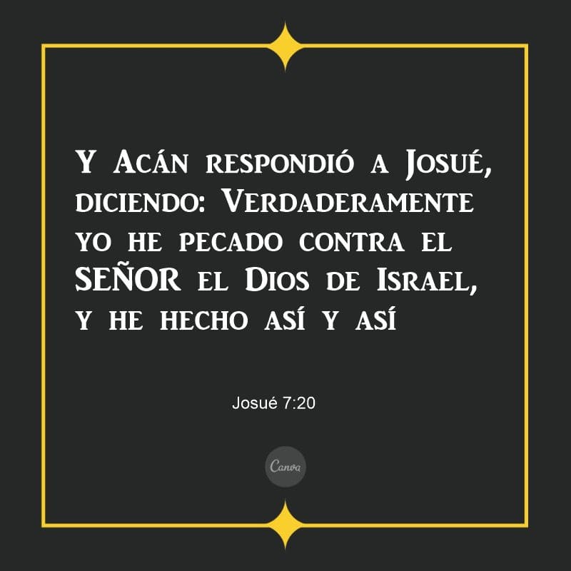 Josué 7:20