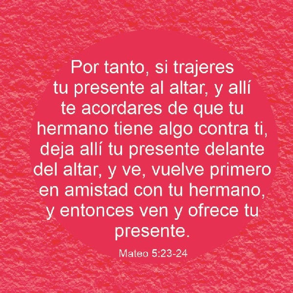 Mateo 5:23-24