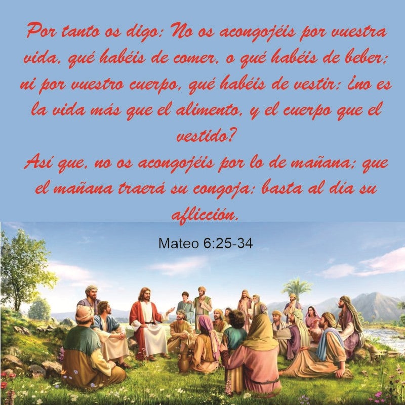 Mateo 6:25-34