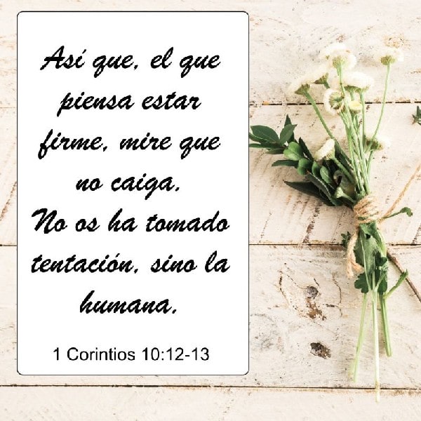 1 Corintios 10:12-13