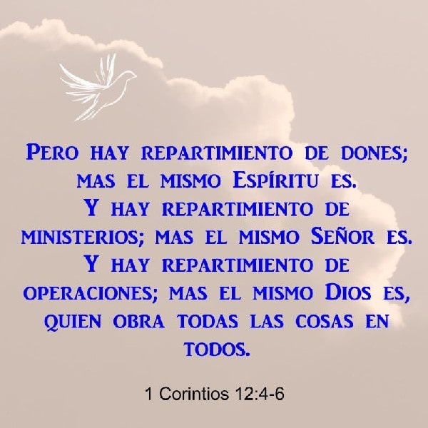 1 Corintios 12:4-6