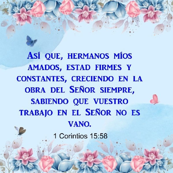 1 Corintios 15:58