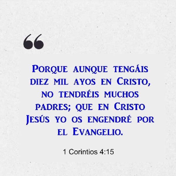 1 Corintios 4:15