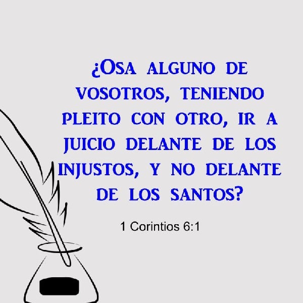 1 Corintios 6:1