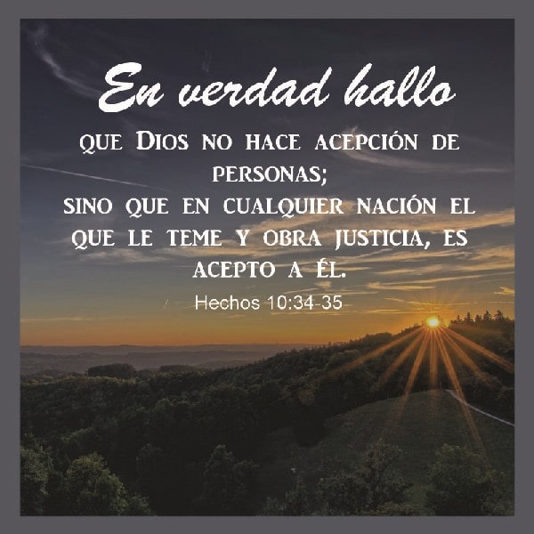 Hechos 10:34-35