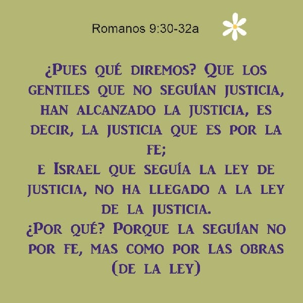 Romanos 9:30-32