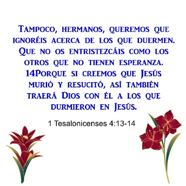 1 Tesalonicenses 4:13-14