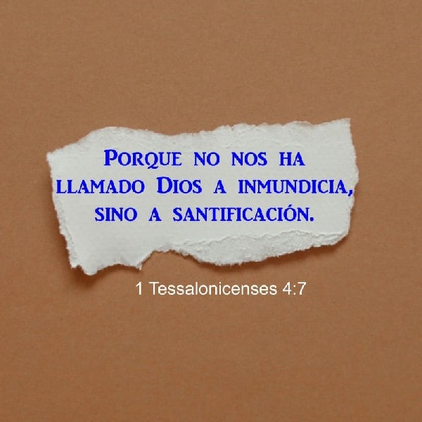 1 Tesalonicenses 4:7