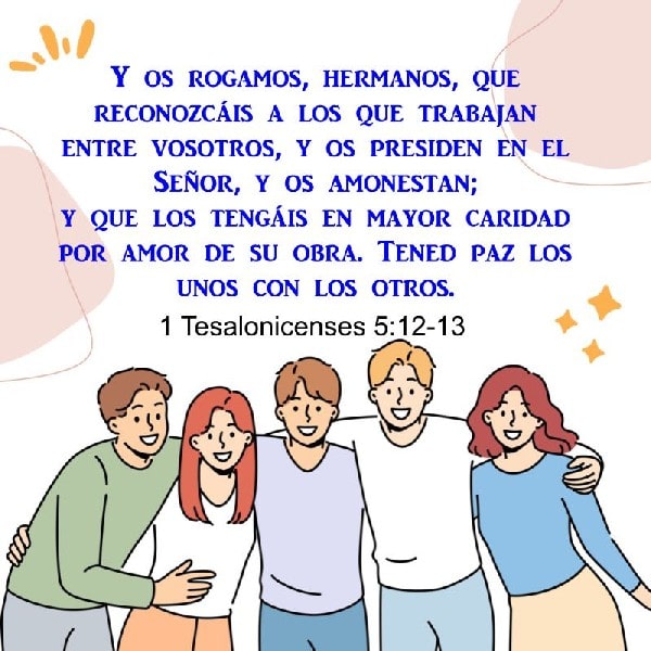 1 Tesalonicenses 5:12-13