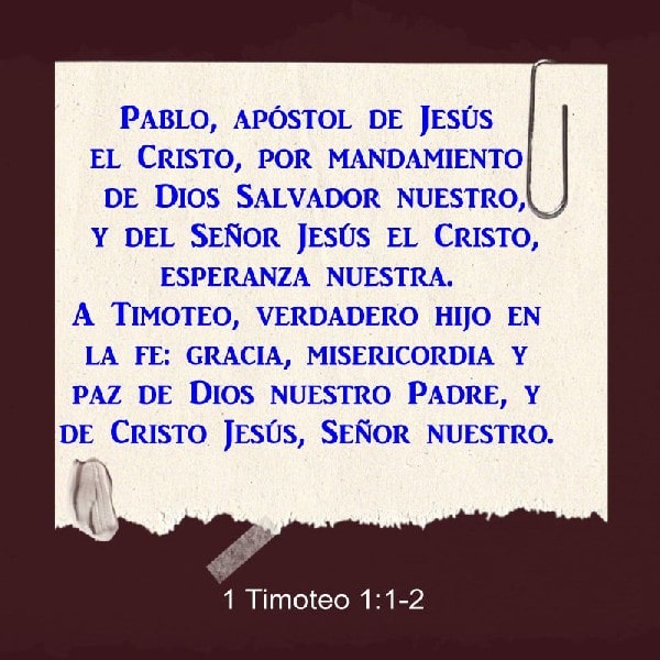 1 Timoteo 1:1-2