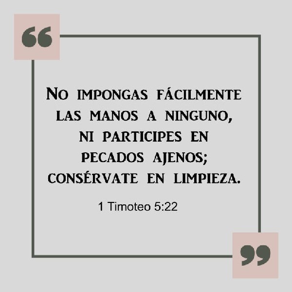 1 Timoteo 5:22