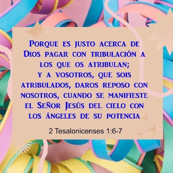 2 Tesalonicenses 1:6-7