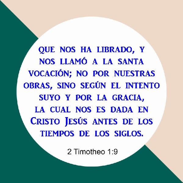 2 Timoteo 1:9