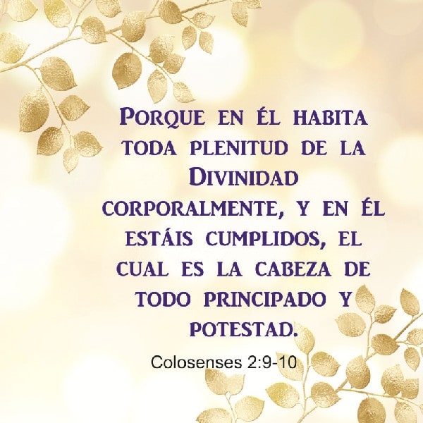 Colosenses 2:9-10