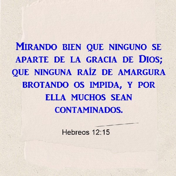 Hebreos 12:15