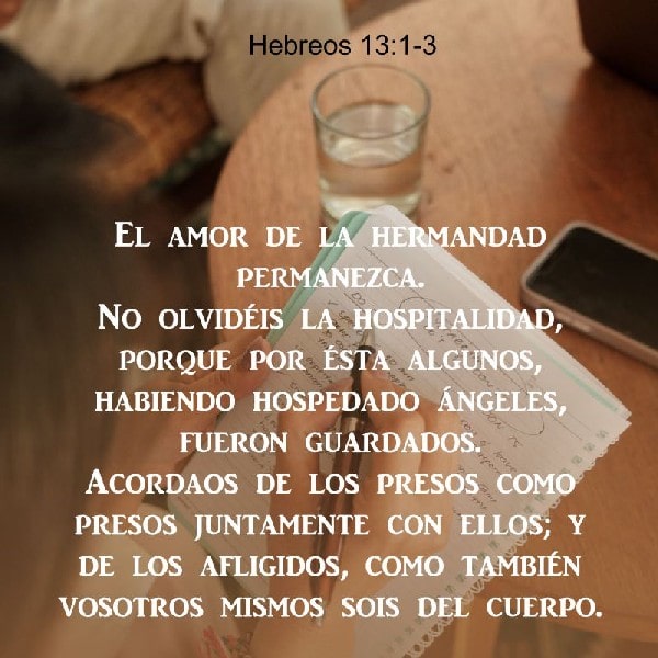 Hebreos 13:1-3
