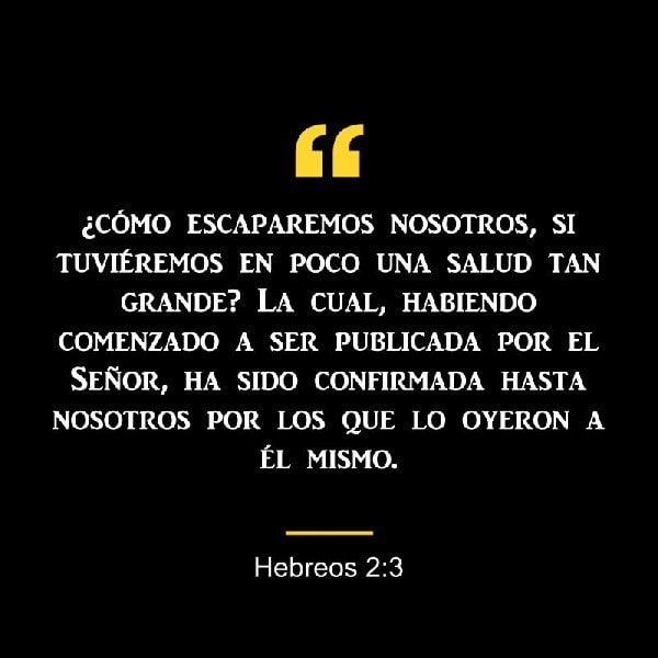 Hebreos 2:3