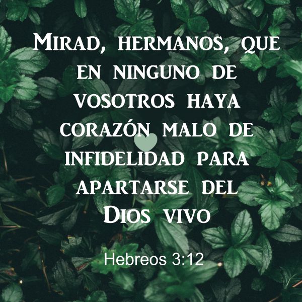 Hebreos 3:12