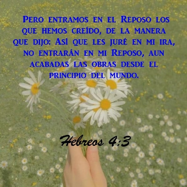 Hebreos 4:3