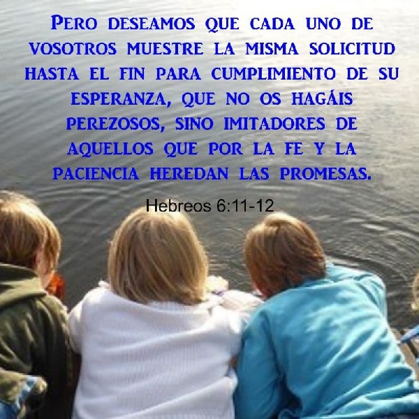 Hebreos 6:11-12