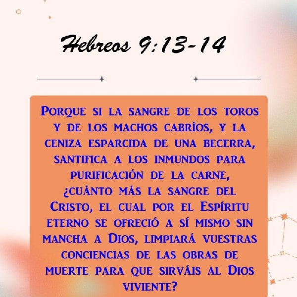 Hebreos 9:13-14