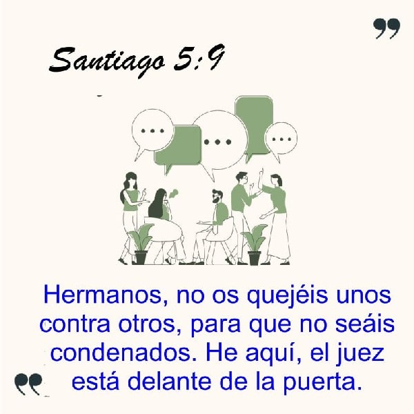 Santiago 5:9